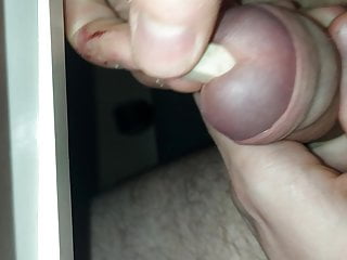 Making A Gooey Mess Of Pre By Sounding My Cock With Candy free video