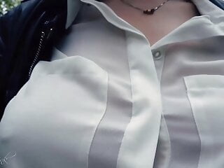 Boobwalk, White Blouse And Leather Jacket free video