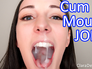 Clara Dee - Finger Sucking Joi With Huge Cumshot In Mouth free video