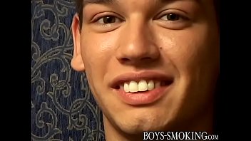 Deviant Young Smoker Solo Strokes Until Unleashing Jizz free video