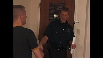 Red Hot Police Pecker Whacking Horny Stud In Gay Hardcore Sex free video