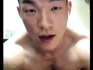 Korean Muscle Dude With Hot Abs Jerk And Cum free video