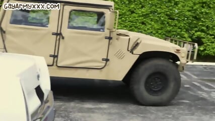 Military Black Stud Fucked Outdoor In Voyeuristic 3Some
